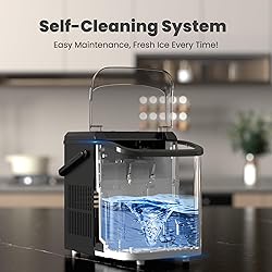 DUMOS Fast & Quiet Ice Maker for Countertop – 9