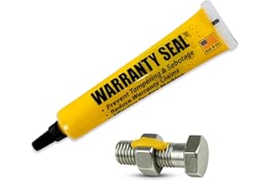 Sherco-Auto Yellow Torque Seal - Tamper Proof Cross Check Repair & Maintenance Warranty Torque Marker - 1.8 Oz Squeeze Tube Indicator for Bolts & Fasteners - Made in USA
