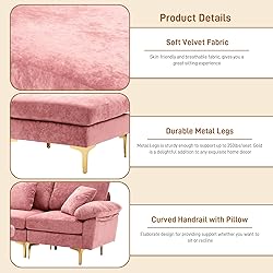 Wrofly U-Shaped Sectional Sofa Couch, 114" Comfy
