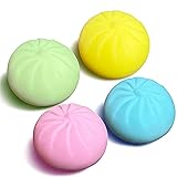 JIAHO 4 PCS Dumpling Stress Balls for Kids Teens
