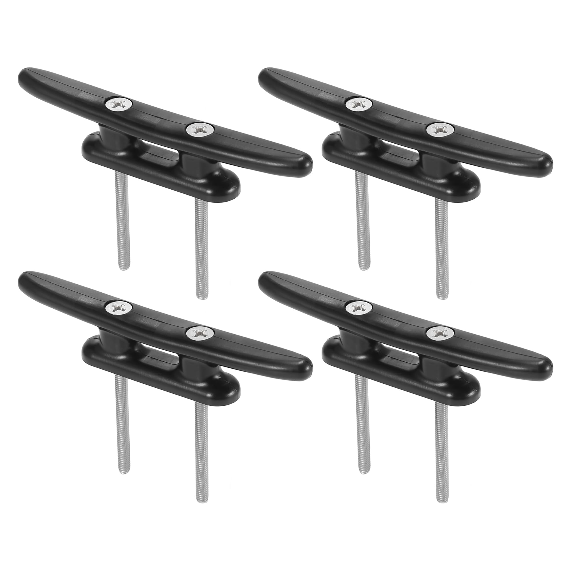 X AUTOHAUX 4pcs 4 Inches 100mm Boat Dock Nylon Cleats Kayak Canoe Cleats
