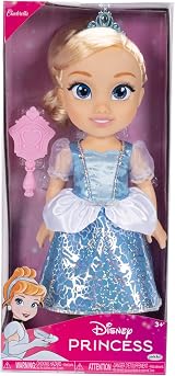 Disney Princess Cinderella Doll 14in Platinum Holofoil Dress Shoes Tiara Brush view 3