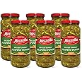 Mezzetta Diced Tamed Jalapeno Peppers, Medium Heat | Kosher, Gluten Free, Keto | 16 Fluid Ounce Jar (Pack of 6)