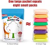 iFergoo Air Dry Clay White Ultra Light Modeling Clay 24 Hour Drying view 2