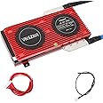 VNSZNR LiFePO4 BMS 12S 36V 200A Lithium Iron Phosphate Battery Management System PCB Protection Board with Balance Leads Wires for LiFePO4 3.2V Cells Battery Pack