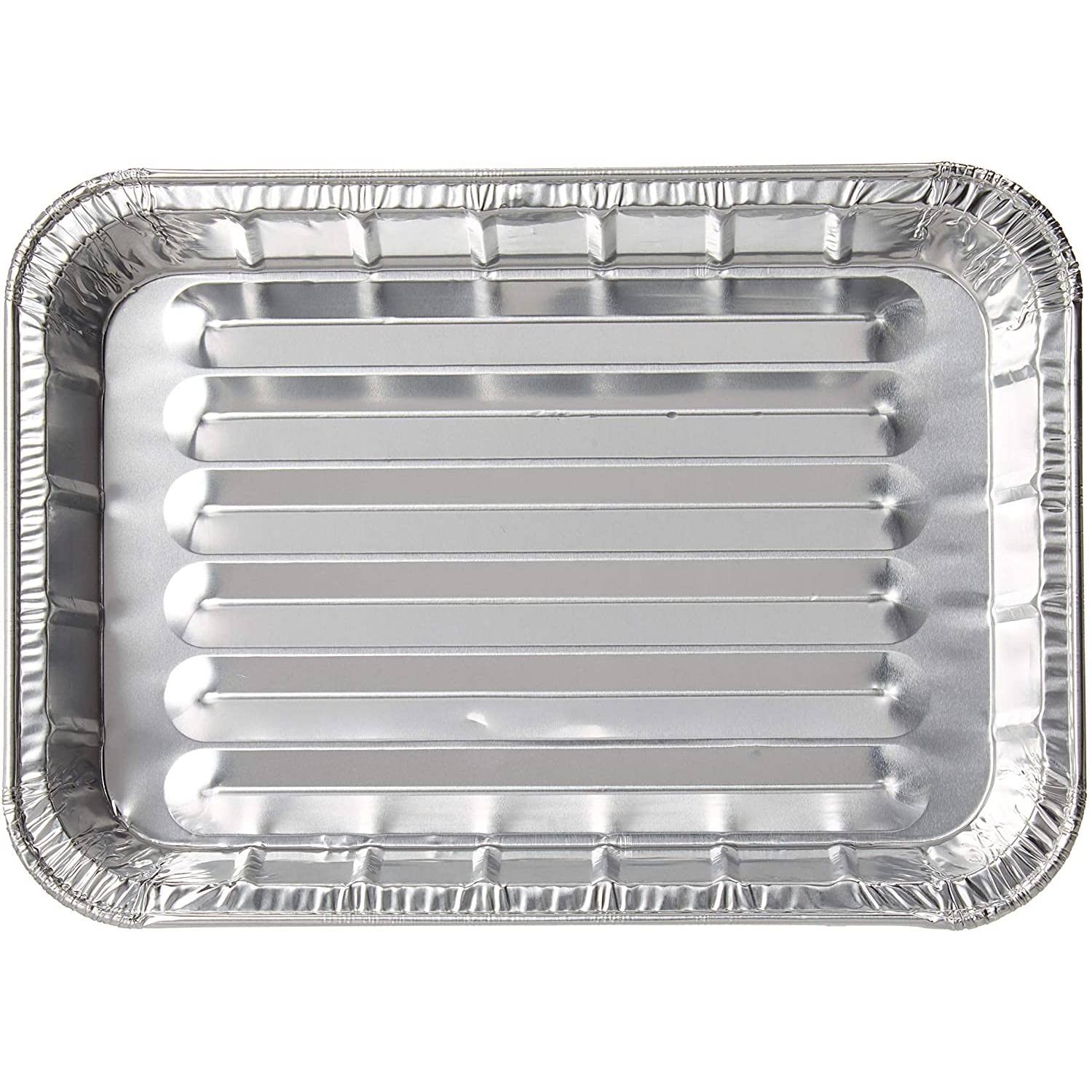 Photo 1 of *USED*
Disposable Small Aluminum Broiler Pan - 8.75" x 6.25" (10)