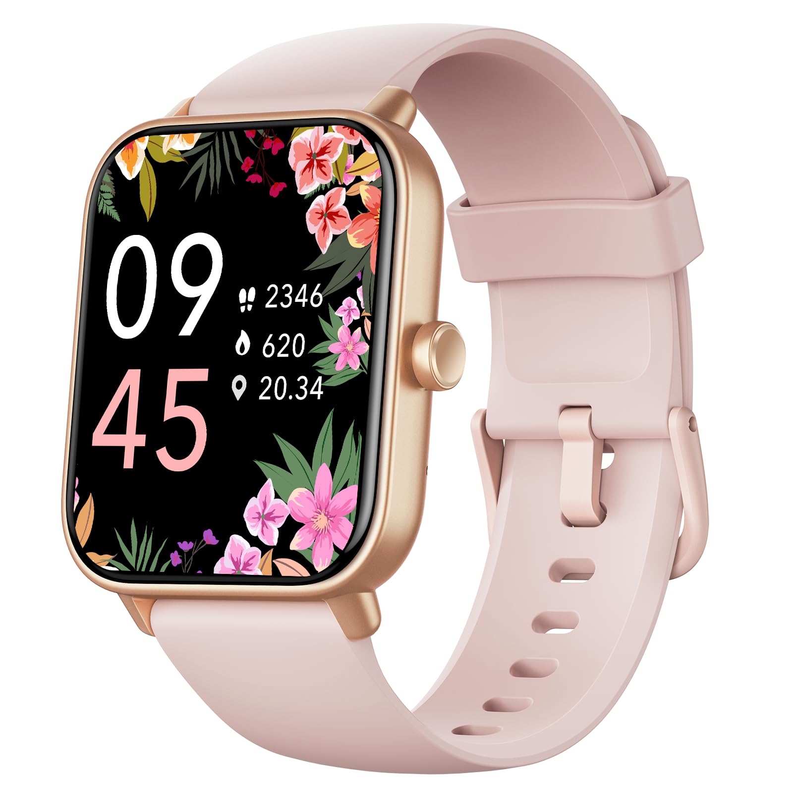 Photo 1 of Fitpolo Smart Watch for Women,1.8” Touchscreen, Bluetooth Call, Alexa Built-in,24/7 Heart Rate SpO2 Monitor,Step Counting,Sleep Tracking, IP68 Waterproof Fitness Tracker Watch for Android iPhone