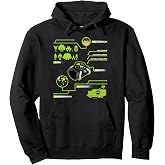 Ben 10 Omnitrix Schematics Pullover Hoodie