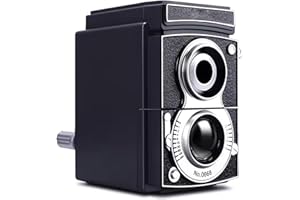 Hand cranking Sharpener. Retro Pencil Sharpener Camera Pencil Retro Style Adjustable Hand Roller Manual Sharpening Tool Black