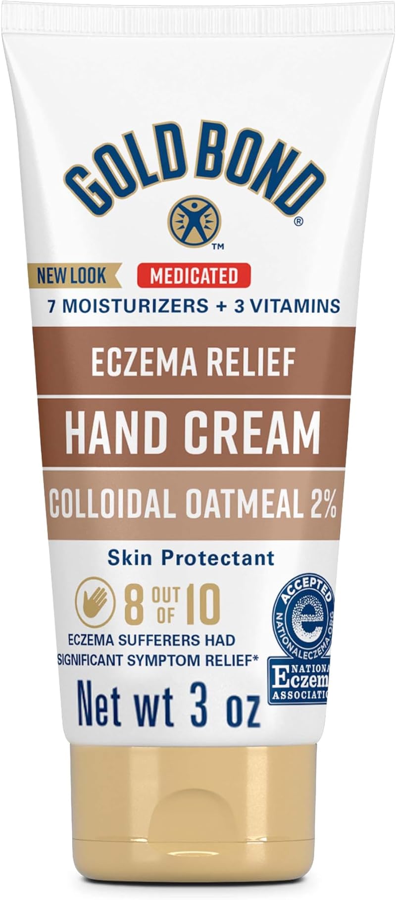 Gold Bond Eczema Relief Hand Cream 3 Ounce Brand New