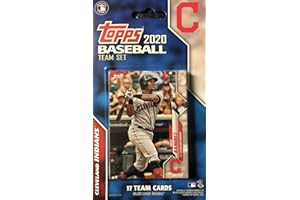 Cleveland Indians 2020 Topps Factory Sealed Limited Edition Team Set with 17 EXCLUSIVE Guardians Cards Featuring Jose Ramirez and Carlos Santana Plus