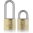 Tesa Assa Abloy CL4055LT Brass Padlock Brass 40 x 55 mm Boxed Uneven Keys