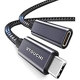 Stouchi USB C Extension Cable 6FT/1.8M, PSVR2 Extension Cable Type C 3.1 Male to Female Fast Charging & Audio Data Transfer f