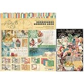 Graphic 45 Journaling Through Time Decorative Papers - 8x8 Paper Pack and Ephemera Die-Cuts
