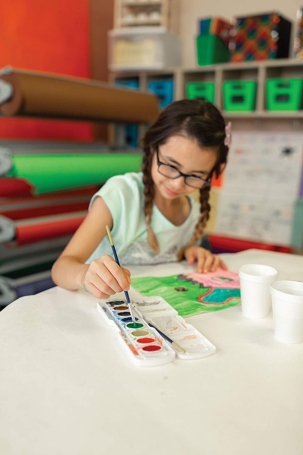 UCreate Watercolor Paper, White, Package, 90lb., 12" x 18", 50 Sheets : Childrens Watercolor Paper : Industrial & Scientific