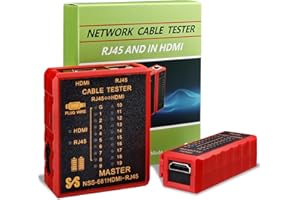 Hiija HDMI Cable Tester Portable High Definition Network Cable Tester Checker