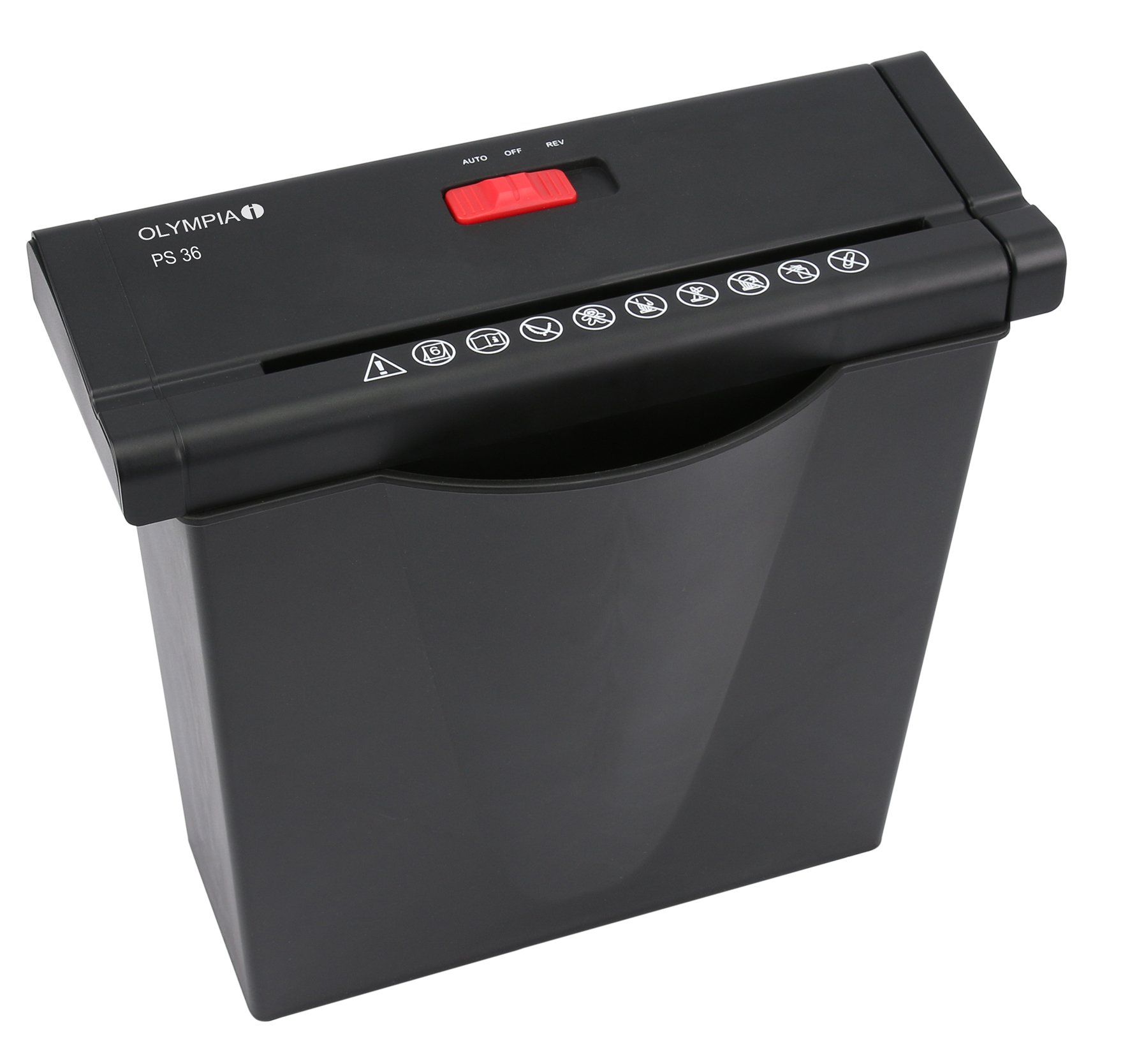 Olympia PS 36 Straight Cut, Auto Start/Stop Control, Stand Shredder