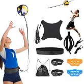 Davllin Volleyball Training Equipment Aid,Premium Volleyball Rebounder Trainer Kit,Solo Practice Trainer for Serving Setting Spiking and Arm Swing,Volleyball Gifts for Teen Girls &amp; Boys