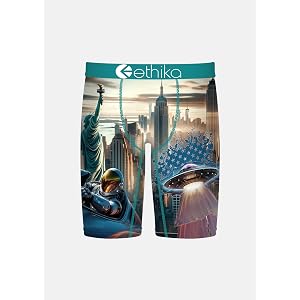 Ethika Boy's Staple Boxer Brief, 4-Way Stretch with Signature Waistband
