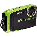 Fujifilm 600019756 FinePix XP120 Shock & Waterproof Wi-Fi Digital Camera, Black/Lime Green