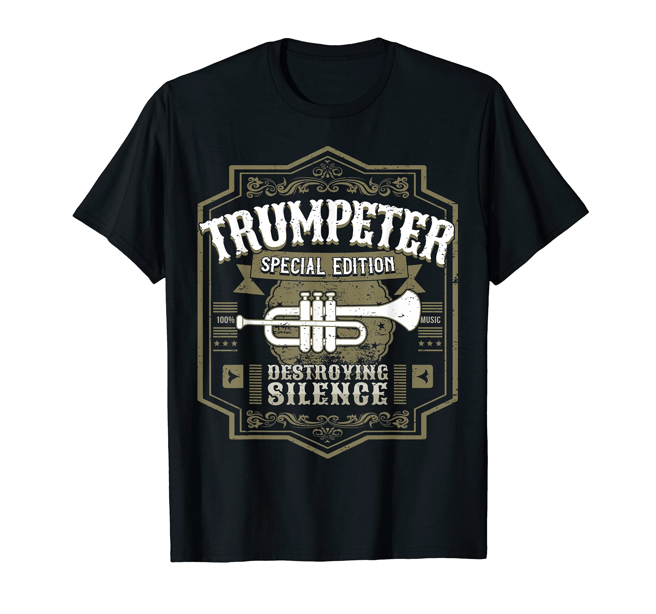 Vintage Trumpet Player Retro Graphic Trumpeter T-Shirt
