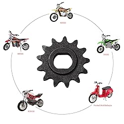 KAMIER Upgraded 25H Chain 13T Teeth Motor Sprocket