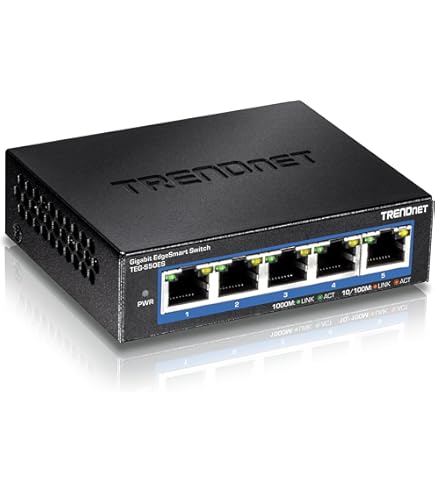 Amazon.com: TRENDnet 8-Port Gigabit EdgeSmart PoE+ Switch, 8