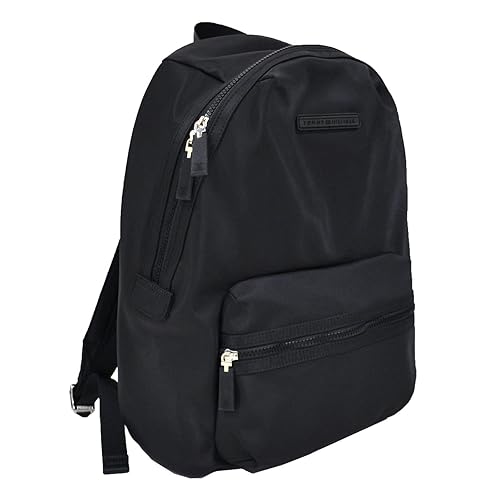 solid black backpack