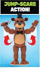 Jazwares Five Nights at Freddy's Classic Freddy 5-Inch Figure Jumpscare Glow view 6