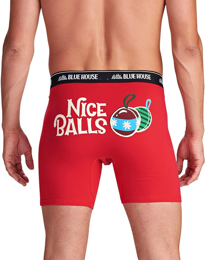 Little Blue House by Hatley Men's Joke Boxers at Amazon Men’s Clothing