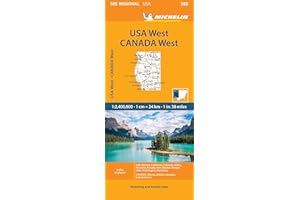 Michelin USA: West, Canada: West / Etats-Unis: Ouest, Canada: Ouest Map 585