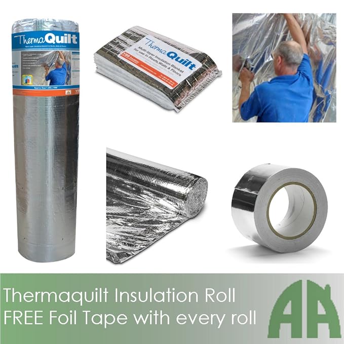 YBS Thermaquilt Multifoil Thermal Insulation 9 Layers 1.2m width