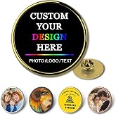 Custom Pins Bulk Personalized Design Your Own Photo Logo Text Pins Material Lapel Pin