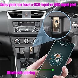 QOFOWIN mini Bluetooth 5.3 Cars Adapter, USB