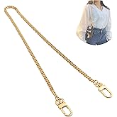 OLSEEY Bag Chain Strap for Handbag Replacement,Gold Purse Chain Accessories, Purse Chain Strap CrossBody with Metal Buckles