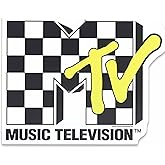 MTV Logo Metal Wall Decor - Bold MTV Sign for Music Lovers - Great Gift Idea