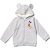Disney Mickey Mouse Minnie Mouse Lion King Simba Fleece Zip Up Hoodie Newborn to Toddler