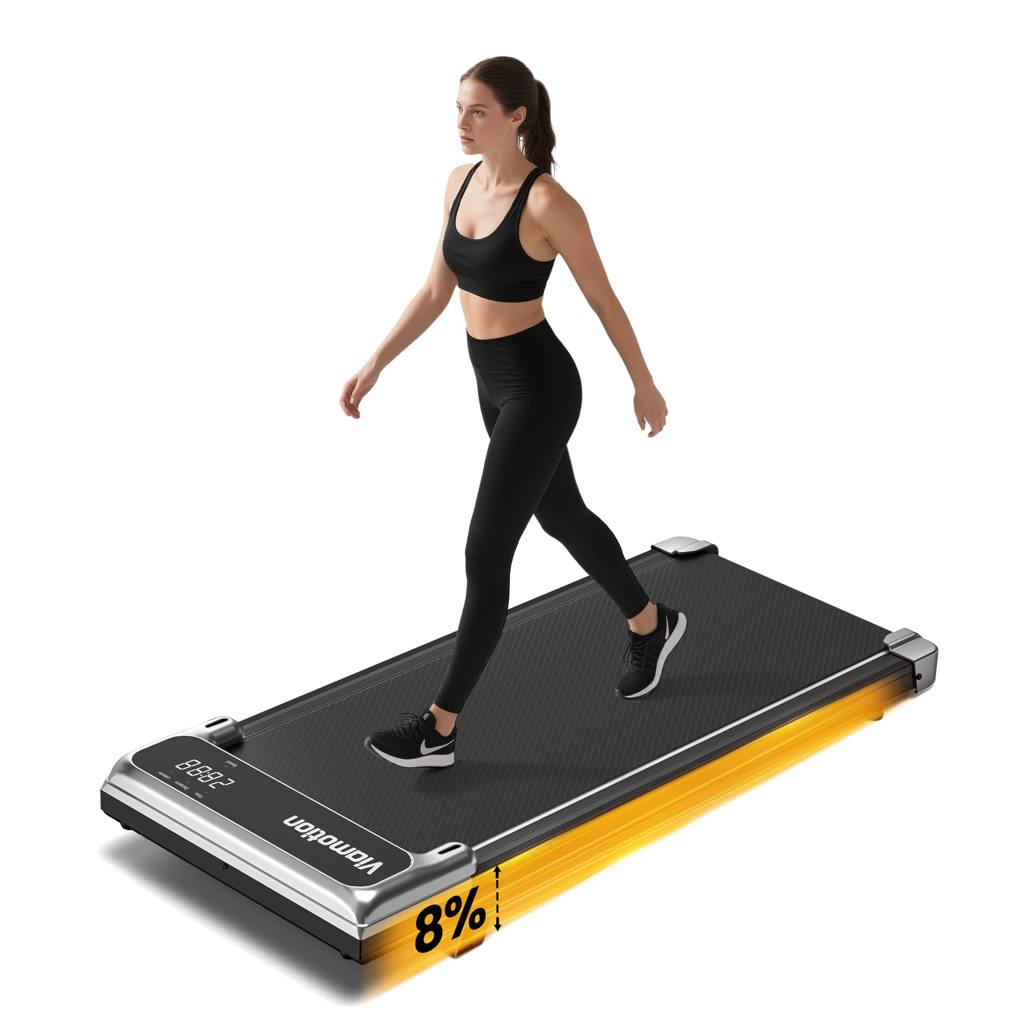 Photo 1 of ***THIS ITEM SOLD FOR PARTS ONLY * NON FUNCTIONAL***Viamotion Walking Pad,Under Desk Treadmill with Incline,2.5HP Low Noise Walking Pad with Remote and LED Display,Portable Walking Pad with 265 lbs Weight Capacity,Under Desk Treadmill Home Office***THIS I