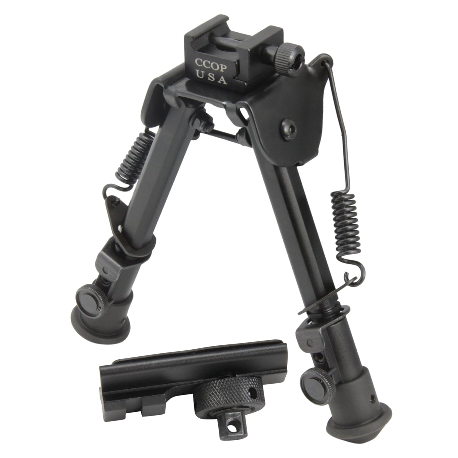 CCOP USA Universal Picatinny Rail Mount Adjustable Tactical Rifle Bipod