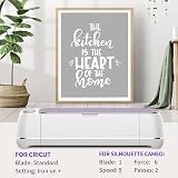 Lya Vinyl Matte White Permanent Vinyl Roll 12" x 14ft Compatible with Cricut view 4