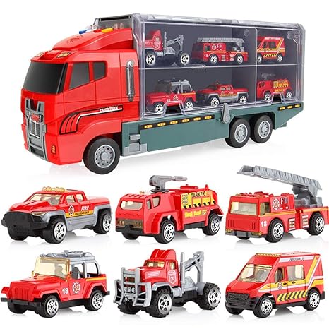 fire truck toy set