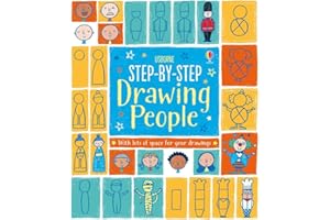 Step-by-step Drawing People: A Simple and Easy Drawing Book for Kids featuring Superheroes, Ballerinas, Mermaids and More!