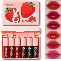 Amazon.com : 6 Colors Lip Tint Stain Set, Lip Gloss for Women