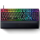 Razer Huntsman V2 Optical Gaming Keyboard: Fastest Clicky Optical Switches w/Quick Keystrokes - Doubleshot PBT Keycaps - Dedi