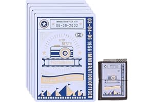 CRASPIRE 5PCS Pencil Board Traveler Standard Passport Notebook Writing Pad 125x85mm Lightweight Portable Reusable Notebook Ac