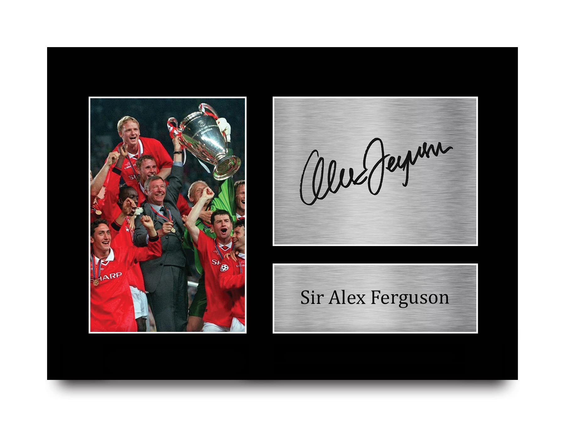 HWC Trading Sir Alex Ferguson Signed A4 Printed Autograph Print Photo Picture Display