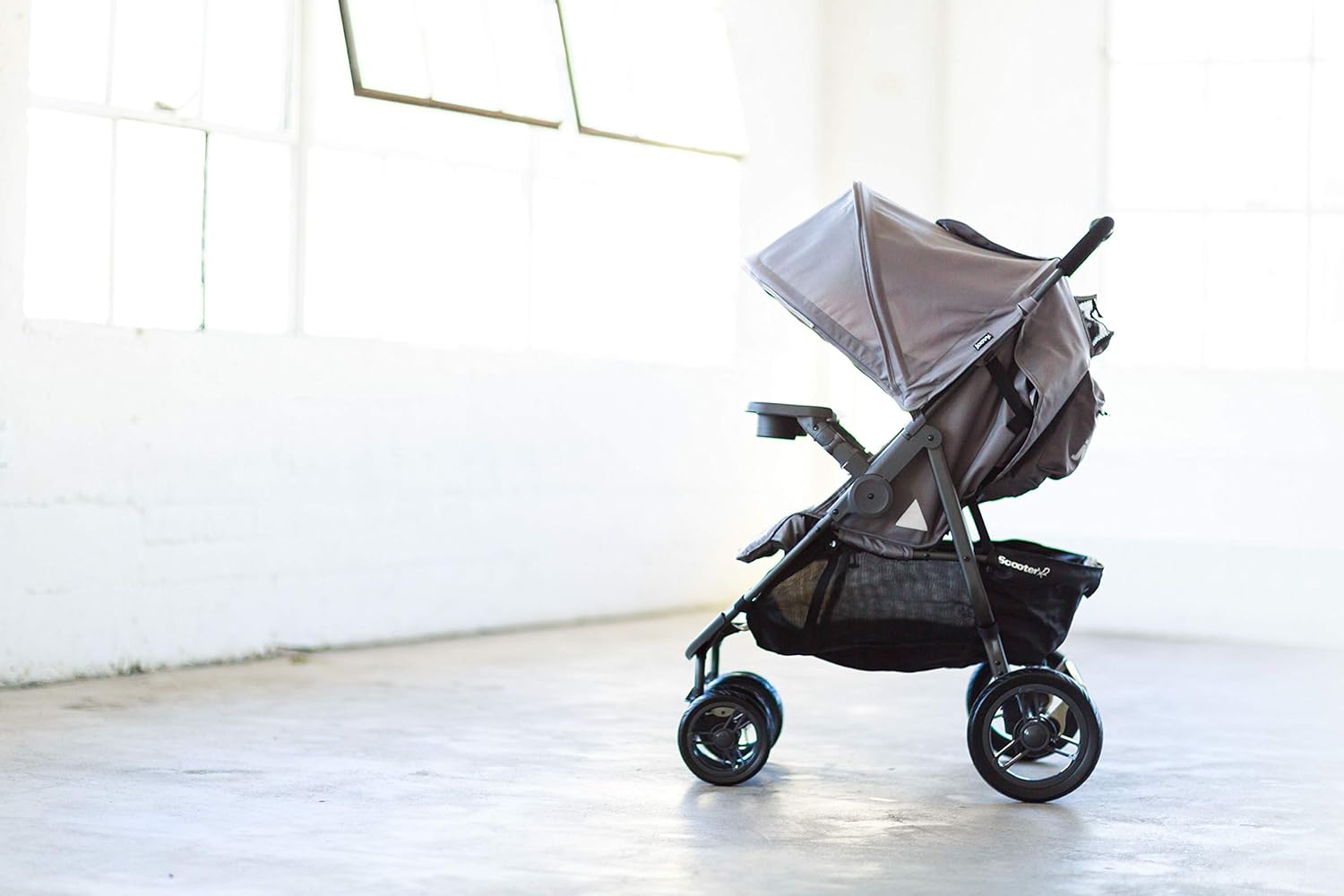 joovy scooter x2 with tray charcoal