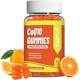 EAZGOO CoQ10 Gummies 200mg, Vegan Supplement for Energy Production, Non-GMO, Gluten Free (60 Gummies)