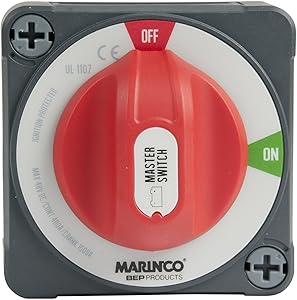 BEP MC10 Pro Installer 400A EZ-Mount Double Pole Battery Switch