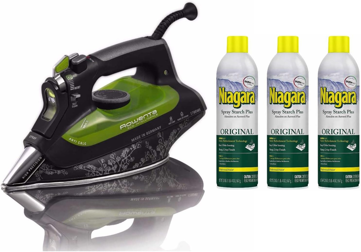 Rowenta DW6080 EcoIntelligence 1700Watt Energy Saving Steam Iron